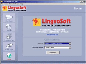LingvoSoft FlashCards English <-> Dutch for Window 1.5.09 screenshot
